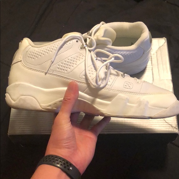 White Air Jordan 9 Retro Low Size 12 - Picture 3 of 10